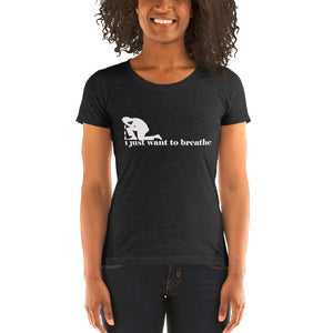 Ladies I Just Want To Breathe Liberty Dallas Tee Collection